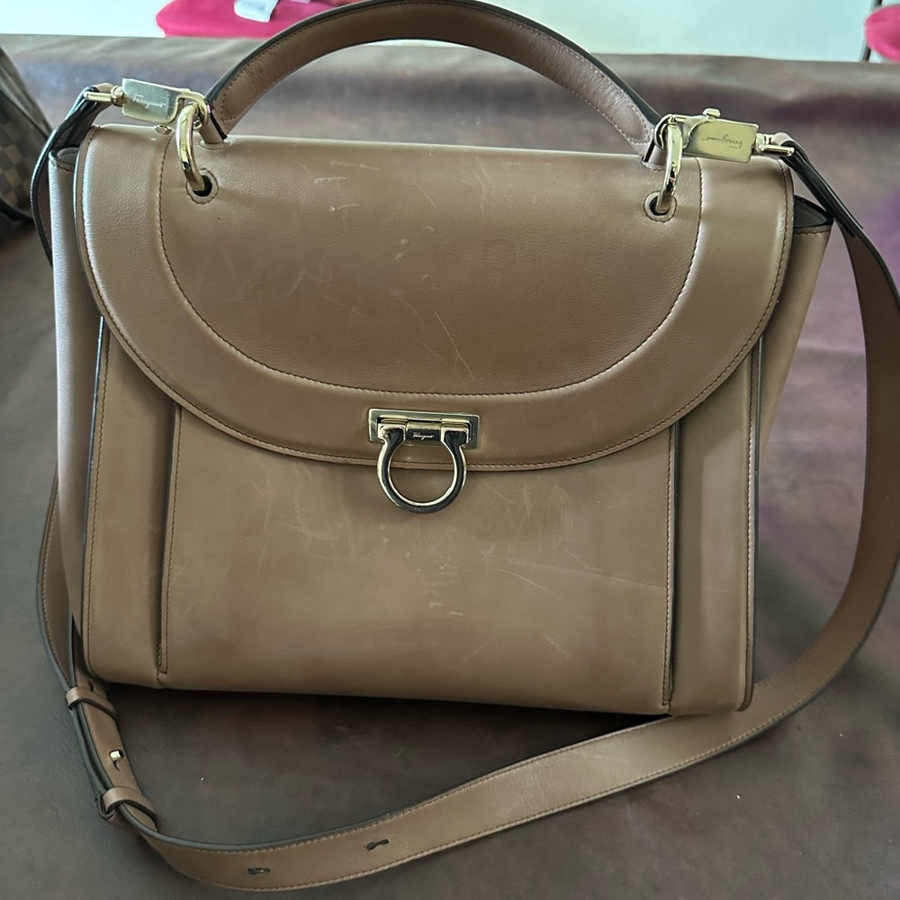 Brown Salvatore Ferragamo bag